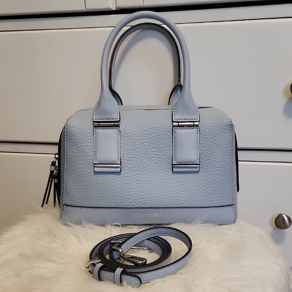 Calvin Klein Sky Blue Satchel - Picture 2 of 11